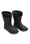 Children's Waterproof Black Pastel Thermal Lining Rain Snow Boots