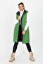 Women's Benetton Green Hooded Reversible Vest Sy002