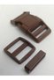 Paracord Pet Collar and Bag Clip Brown 20 Mm (Set of 10) - 3