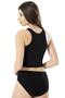 Women's Black Thick Strap Half Tank top Top New Season - 3