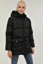 2w W-bella Jacket 2pr معطف طويل للنساء باللون الأسود - 6
