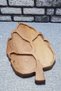 Wooden Beech Snack Bowl - Breakfast and Service - Presentation Plate Kz1021 - 2