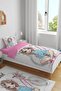 Girl on a Bicycle Patterned Single Baby Kids Bedding Set - 2