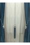 Background Curtain Ceiling Binding Kuka Braçol Curtain Set Indigo Blue