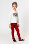 Boy's Burgundy Trousers