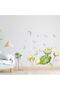 Water Color Lotus Flower Sticker Set