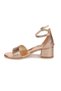 769 Sand Glitter Daily Girl's 3 cm Heel Sandals Shoes - 5