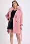 Cashmere Coat with Pink Fur Accessories - 3