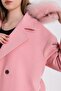 Cashmere Coat with Pink Fur Accessories - 7