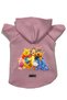 Hooded Fleece Sweatshirt Dog And Cat Outfit & Dress - Pink Winnie - Size M