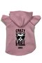 Hooded Fleece Sweatshirt Dog And Cat Outfit & Dress - Pink Crazy Cat