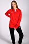 Nacce 22 - Men's Red Half Zipper Tracksuit Set - Nacce22-ant - 2