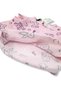 Baby Girl Badi Patterned Pink Dress with Ruffles on the Shoulder - 3