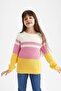 Girl's Regular Fit Crew Neck Sweater N8563A622Au