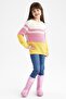 Girl's Regular Fit Crew Neck Sweater N8563A622Au - 2