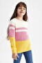 Girl's Regular Fit Crew Neck Sweater N8563A622Au - 4