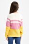 Girl's Regular Fit Crew Neck Sweater N8563A622Au - 6
