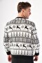 Men's Crew Neck Deer Patterned New Year's Knitwear Sweater - 4