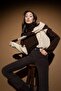 Relax Fit Half Turtleneck Selanik Fabric Sweater
