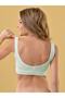 Teruel Knitted Fabric Corded Crop Slip Bustier Set Seamless Khaki Color M1 - 6