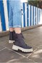Gray Suede Lace Up Zippered Women's Boots