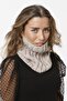 Women's Knitwear Scarf Neck Collar Stone