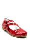 2226 Orthopedic Girl's Red Patent Leather Strapped Ballerinas - 2