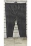 Large Size Pocketed Elastic Stamped Trousers