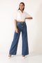 Daydream Women's High Waist Wide Leg Denim Pants Palazzo Jeans - 5
