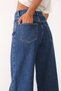 Daydream Women's High Waist Wide Leg Denim Pants Palazzo Jeans - 8