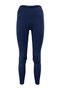 Dark Navy Seamless/Seamless Gathering Full Length Knitted Sports Leggings TWOAW23TY00027 - 7