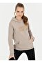 Hooded Collar Printed Stone Women's Sweatshirt Gizmo-sk022