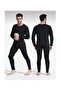 Men's Long Sleeve Top and Bottom Thermal Underwear Set