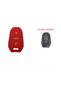 Peugeot 308 508 2008 3008 4008 5008 Compatible Silicone Key Case(WITHOUT WHEEL) Red Color