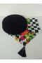 Placemat Set (dama Makkenzie Pumpkin Patterned Tasseled Runner 4 Black Tableware - 3