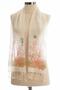 Women's Coral Printed Cotton Fringed Small Scarf - 6