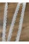 Needle Embroidery Cream Lace - 2