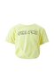 Girl's Text Printed Short Sleeve T-Shirt