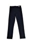 Girl's Elastic Waist 2-Thread Black Combed Cotton Winter Tights with Fleece Inside