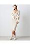 V-Neck Knitwear Dress