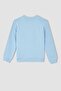 Girl's Crew Neck Soft Fuzzy Inside School Sweatshirt - 8