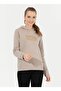 Hooded Collar Printed Stone Women's Sweatshirt Gizmo-sk022 - 4