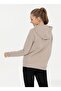 Hooded Collar Printed Stone Women's Sweatshirt Gizmo-sk022 - 5