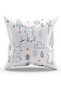 Double Sided Printed Bugs Rabbit - 2 Patterned Suede Throw Pillow Covers