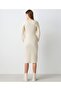 V-Neck Knitwear Dress - 5