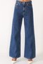 Daydream Women's High Waist Wide Leg Denim Pants Palazzo Jeans - 7