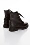 Genuine Leather Boots Lace-Up Zipper Orthopedic Thermo Aban Warm Fleece-Black-Erc2010 - 6