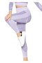 Seamless Melange Sports Leggings 8900