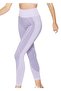 Seamless Melange Sports Leggings 8900 - 3