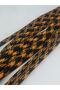 4 Mm Paracord Thread Orange Black Color - 2